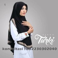 Jilbab instan turki terbaru warna Hitam