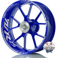 Stiker Velg Sticker Decal Motor YZF R25 Yamaha Racing Factory Silver