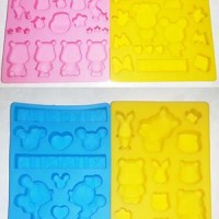Jual Cetakan persegi silicone mold sabun coklat pudding jell Berkualitas SP Murah