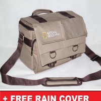 Jual Tas Selempang Kamera SLR DSLR + Tablet National Geographic Khaki Murah