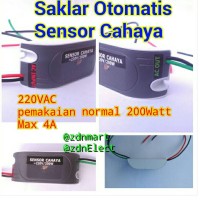 Jual saklar otomatis sensor cahaya dengan body dicrew kedinding Murah