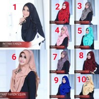 Jual jilbab instan fariza squin modis online murah terbaru 2017