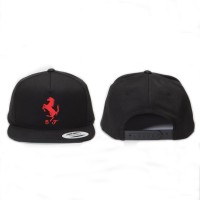Jual Snapback Ferarri 03 - Hitam Murah