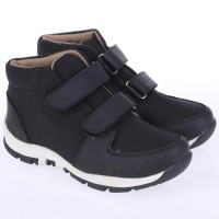 Sepatu Anak Laki Kets Sneaker Boots Hitam 0C1A1D