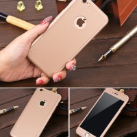 Jual Hardcase Case 360 Iphone 5/5s/6/6+/7/7+ Casing Free Tempered Glass Murah