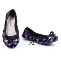 Fashion Wanita Sepatu Flat Shoes Murah Gratica BD09BG Ungu