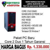 Paket PC Rakitan Core 2 Duo E8400 LGA 775