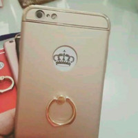 hardcase ipaky iring metal chrome iphone 6 plus iphone 7 plus oppo f1s