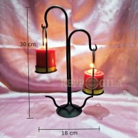 Tempat Lilin Model Gantung, Tepat lilin shabby chic, aroma terapi.