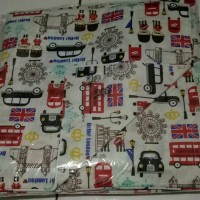 Jual READY STOK KAMI Sprei & Bed Cover Star Motif London Boy Uk 120 X 200 Murah