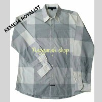 Jual Baju Kemeja Pria Lengan Panjang Katun Murah BKP-0001 Murah
