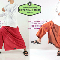 Jual Celana Sarung Pria Sunnah - Bahan Gajah Duduk Murah