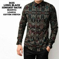 Jual Kemeja Pria Lengan Panjang | Kemeja Batik Songket Modern Terbaru Keren Murah