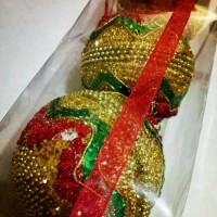 Jual Bola hiasan Pohon Natal 02 Murah