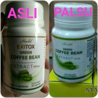 Jual Hendel Exitox Green Coffee Bean 100% Original Kopi Hijau Murah