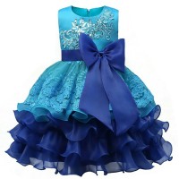 Jual Formal Wedding Ball Gown Toddler Girl Tutu dress for girls clothes Murah