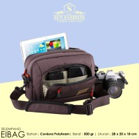 Jual Tas Eibag Kamera DSLR Nikon / Canon / Fujifilm / Sony - 1758 - Brown Murah