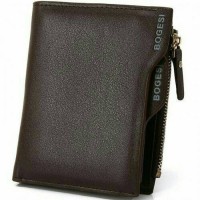 Bogesi Dompet Kulit Pria Short Paragraph Leather Wallet - BOGESI