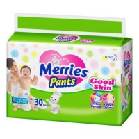 Jual PAMPERS MERRIES PANTS GOOD SKIN L30 UKURAN L 30 TYPE MODEL CELANA Murah