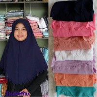 Jilbab kerudung Instan Laser Murah Model Terbaru