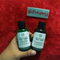 Jual Tea Tree Skin Clearing Facial Wash & Mattifying Toner The Body Shop Murah