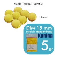 Jual Hidroponik Hidrogel / Hydrogel Warna Kuning / Yellow 5 gr Murah
