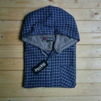 Jual Grosir Kemeja Flanel Hoodie Lengan Panjang Murah