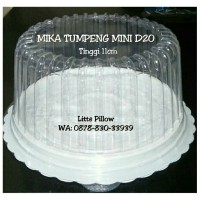 Jual Mika Tumpeng Mini D20 T10 Putih/ Mika Bolu Bulat/ Mika Kue Tart Mini Murah