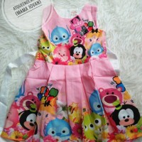 Jual DRESS SUKI PINK MUDA Murah