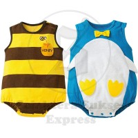 Jual jumper romper jumpsuit import laki laki perempuan lebah 7 - 9 bulan Murah