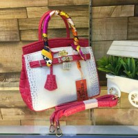 Tas Hermes Birkin Himalaya Croco 2Tone