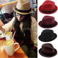 Jual Topi Fedora Topi Pria Beludru Murah