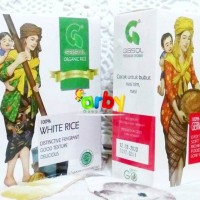Jual GASOL BERAS ORGANIC (WHITE RICE / GERMINATED RED RICE)-1BOX Murah