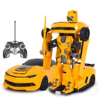 Jual MAINAN MOBIL RC TRANSFORMER BUMBLE BEE , DEFORMED CAR 
