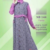 Gamis Nibras NB 144 Ungu