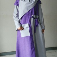 Gamis Nibras NB 148 Ungu