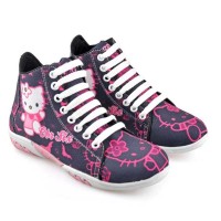 Sepatu Anak Perempuan Boots Kets Sneaker Tali Hitam Hello Kitty 0R0N9C