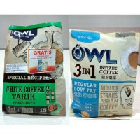 Jual Promo!! OWL White Coffee Tarik 3IN1 Hazelnut 15'S (free OWL Kopitiam ) Murah