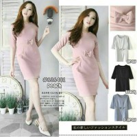 Jual Dress Bodycon Ribbon / Dress Bodycon Pita Murah