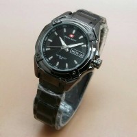 Jual NEW !!! JAM TANGAN WANITA SWISS ARMY RANTAI STAINLESS STELL SPORTY Murah