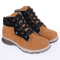 Sepatu Boots Anak laki-laki / Sepatu Kulit Synth Cibaduyut Bandung
