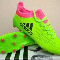 Sepatu Soccer Bola Adidas Techfit X16 green