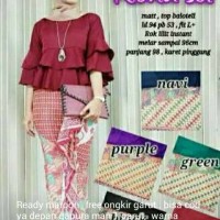 Jual Set peplum+batik Murah