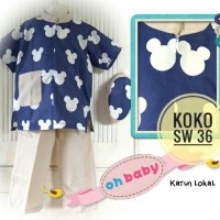 Promo KOKO BAJU MUSLIM ANAK CUTETRIK OHBABY SW 36 Terlaris