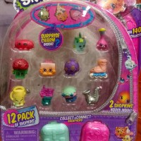 Jual Shopkins season 5 pack 12 Shopkins 2 Backpack 2 Charm Murah