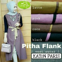 Jual PITHA ROMPI PANJANG LONG VEST COAT BLAZER HIJAB MUSLIM JUMBO BIG SIZE Murah