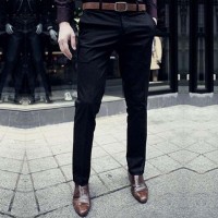 Jual Celana Panjang Slimfit Bahan Pria / Kerja Formal Kantor Slim Fit Murah