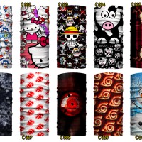 Jual Masker Baff Bandana Animasi Kartun One Piece Naruto Cute Multifungsi Murah