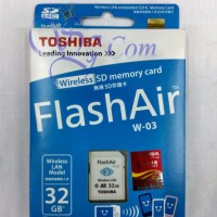 Jual TOSHIBA FLASH AIR WIRELESS SD CARD 32GB ORIGINAL 100% Murah