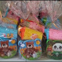 Jual Paket hemat souvenir ulang tahun kotak makan dan tumbler Murah